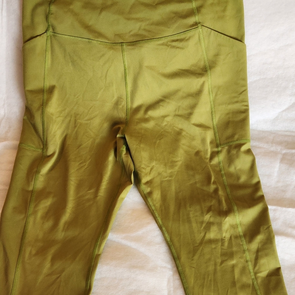 Girlfriend Collective Olive/Avocado Green Activewear 4XL - Picture 4 of 6